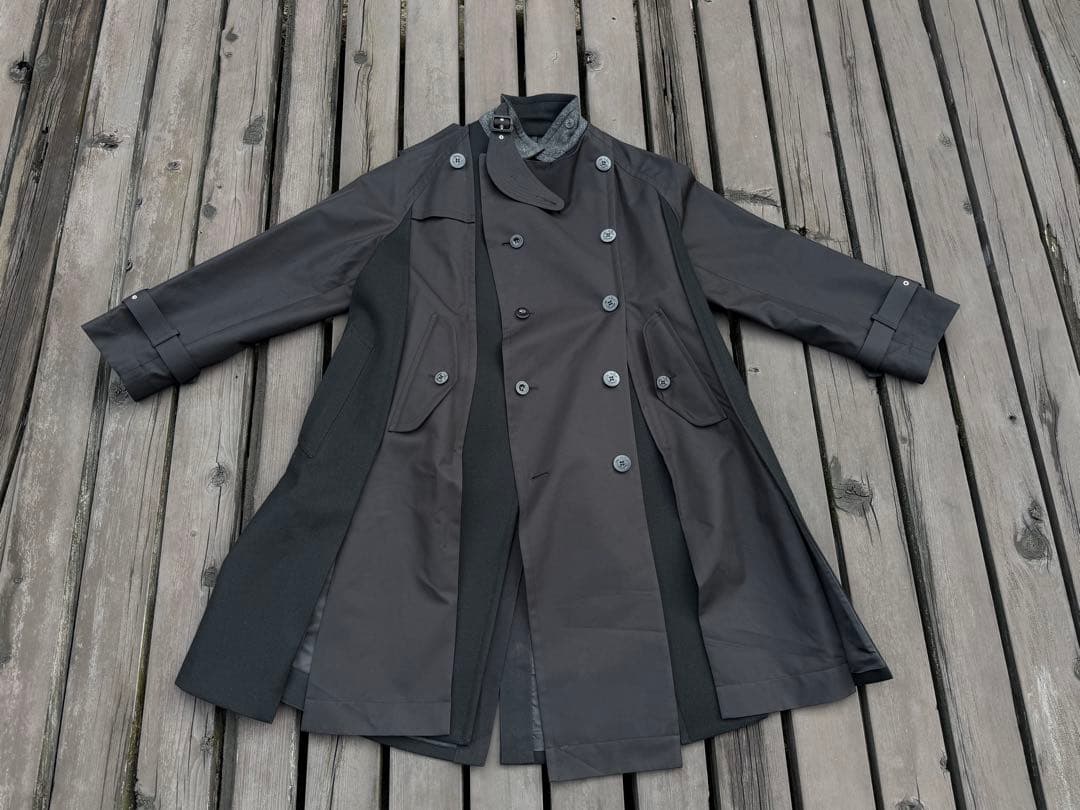 《超希少》sacai 24AW Cotton Gabardine x Wool