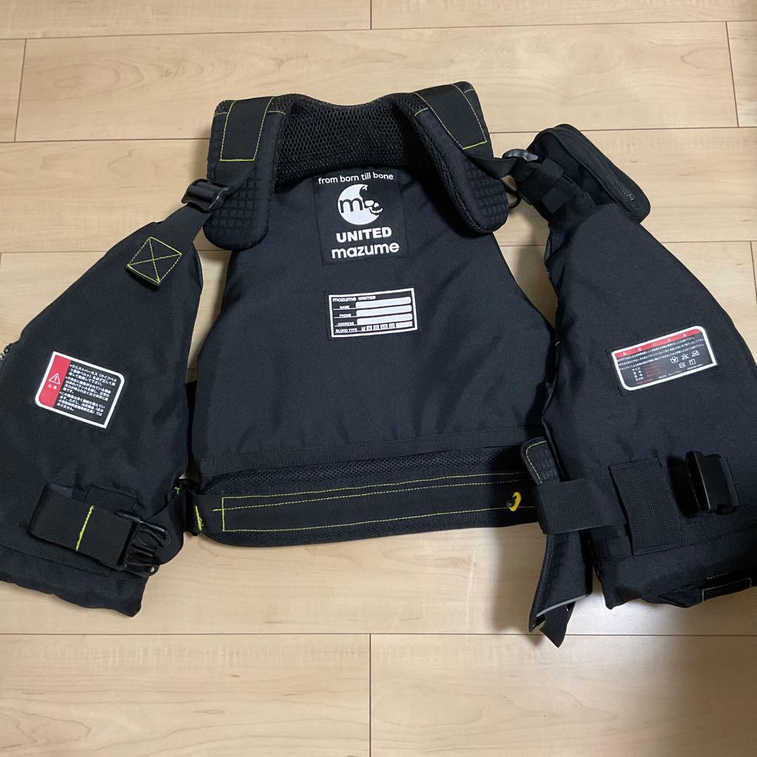 MZX Mazume フィッシングベスト ブラック - メルカリ