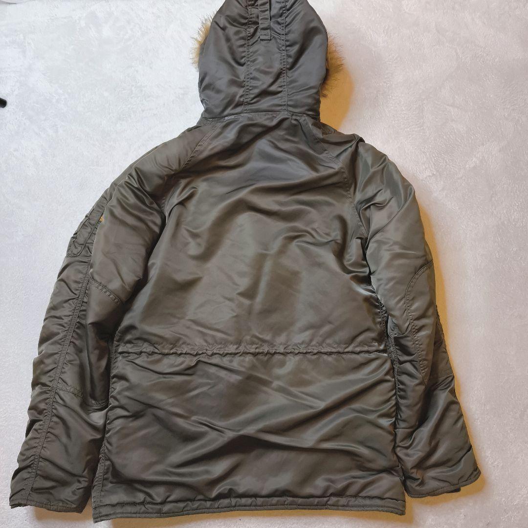 ALPHA INDUSTRIES N-3B フライトジャケット XL セージ INDUSTRIES