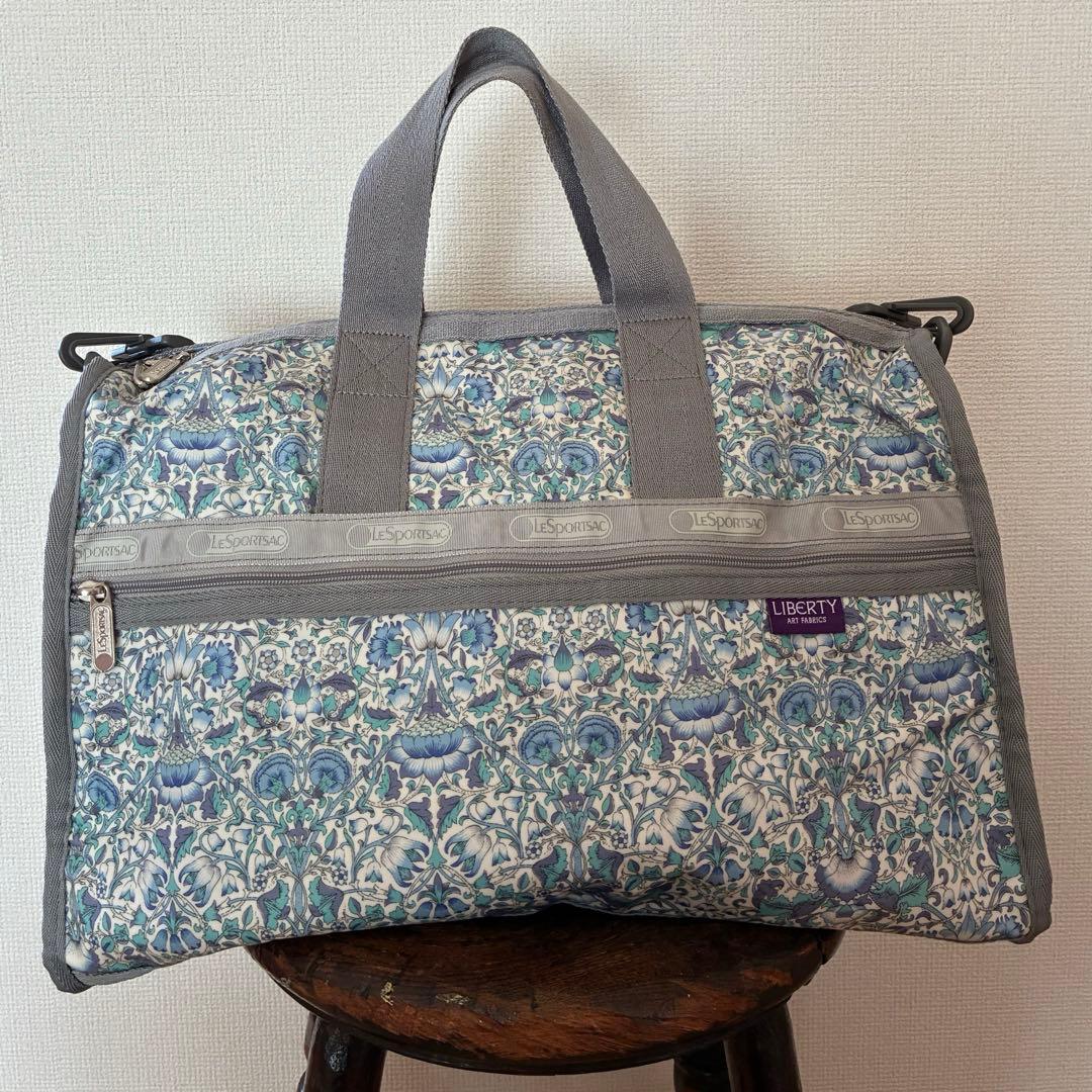 レア 美品 レスポートサック リバティコラボ ボストンバッグ
