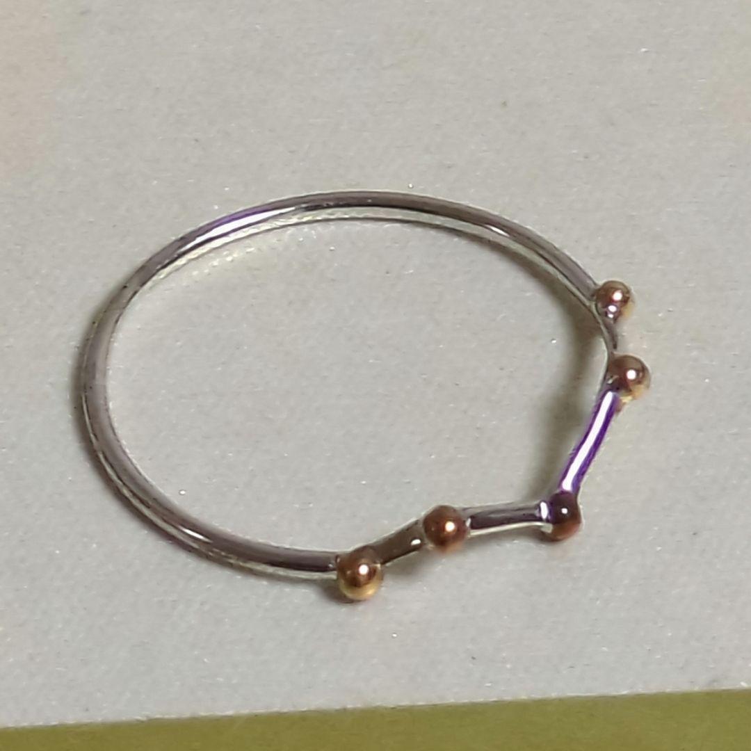 エテ✾k10 10金 クリスマス限定 ホワイトゴールド星座リング - メルカリ