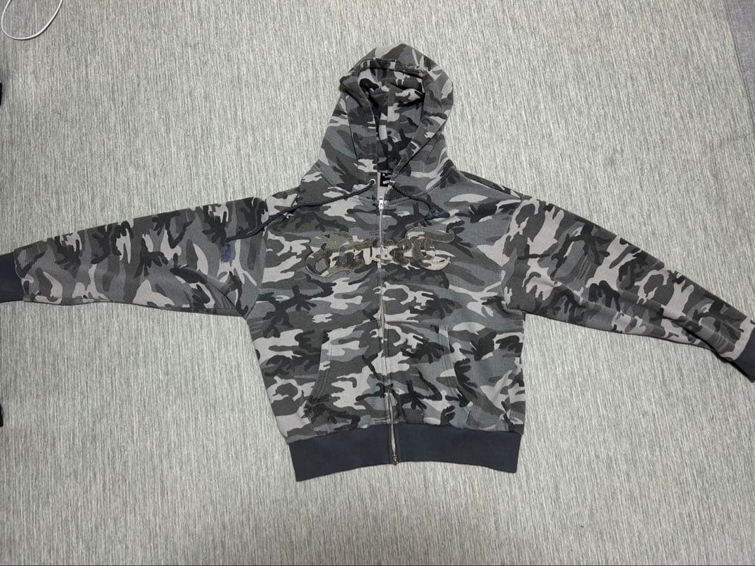BELVET 迷彩柄 フルジップパーカー - メルカリ