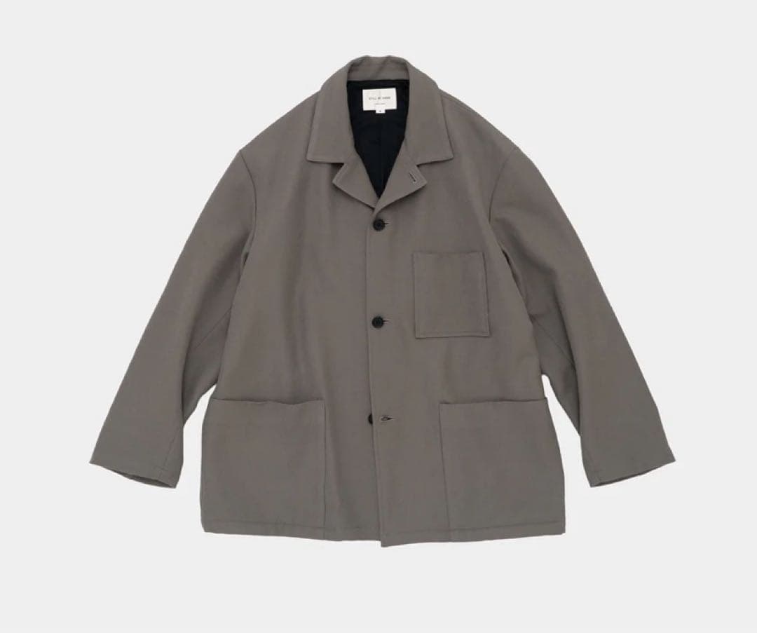 STILL BY HAND 2025AW ウールサージカバーオールJK01254 STILL BY HAND スティルバイハンド 「ウールサージ素材 カバーオール