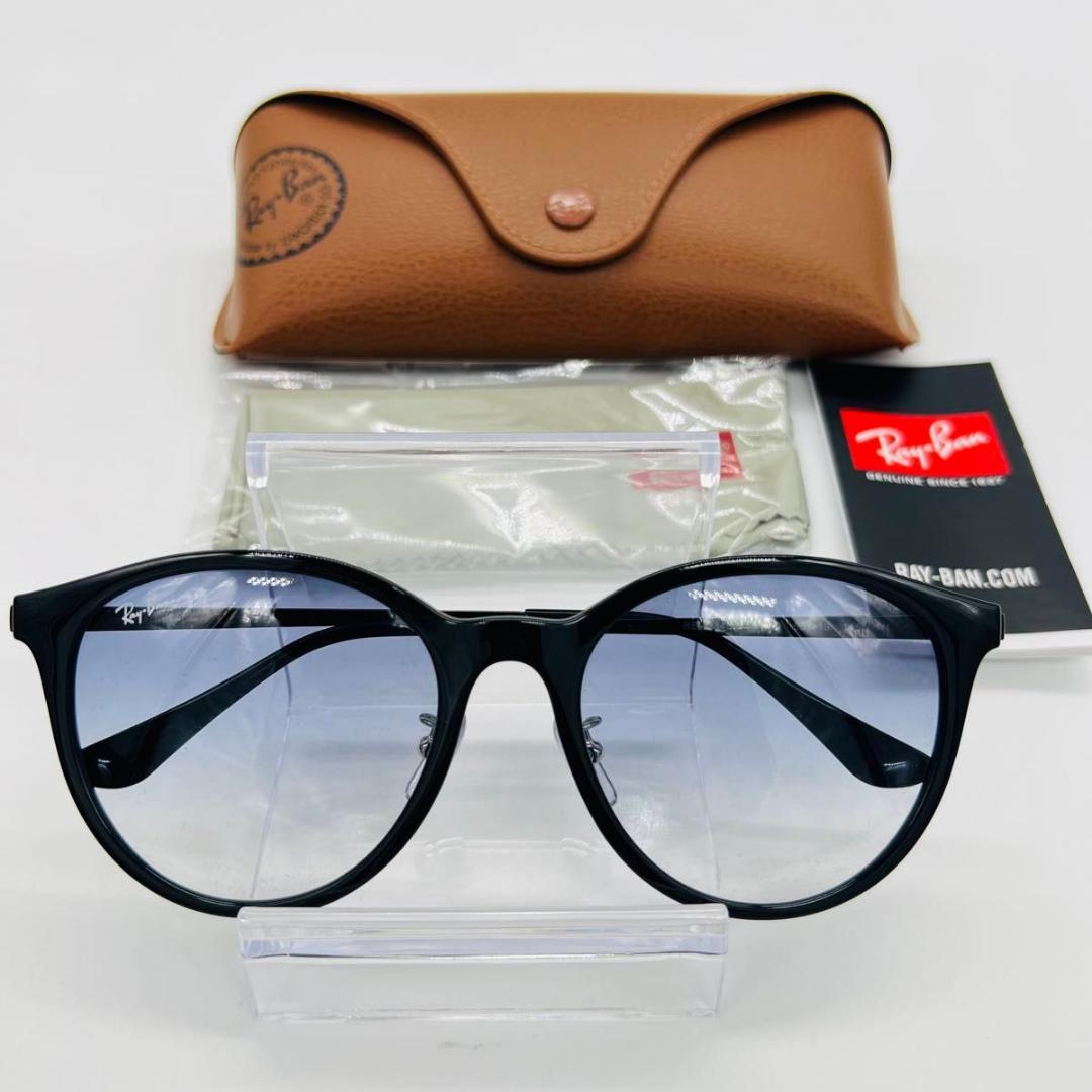 レイバン RB4334D サングラス レジン ブラック ブルー RB4334D 601/80 55mm ブラック/ブルー RayBan｜レイバン 通販