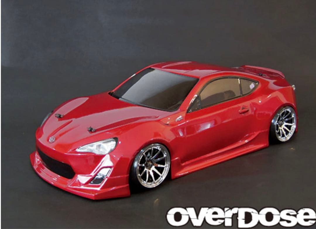 オーバードーズ トヨタ86 1/10 ラジコンボディー ドリフト rc yd-2