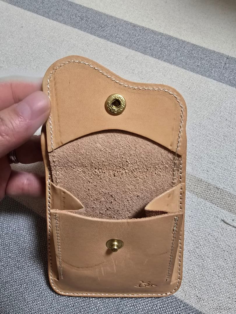 ほぼ未使用】革蛸 台形ショートワレット（セカンドタイプ）24時間