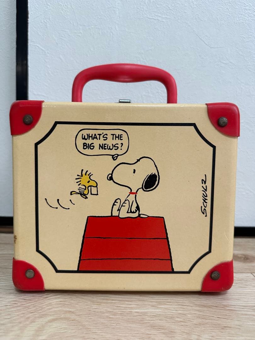 当時物 スヌーピー 小物入れ トランク ミニケース ビンテージ ミニ