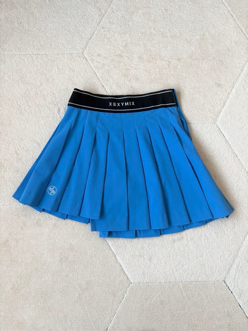 ゼクシーミックス美品】アシンメトリー キュロット プリーツスカートXS