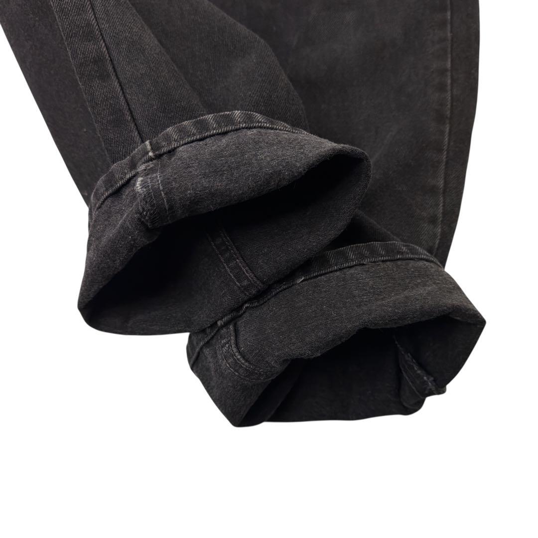 先染め】90s Levi's 550 デニム ブラック ジーンズ 黒 W34 - メルカリ