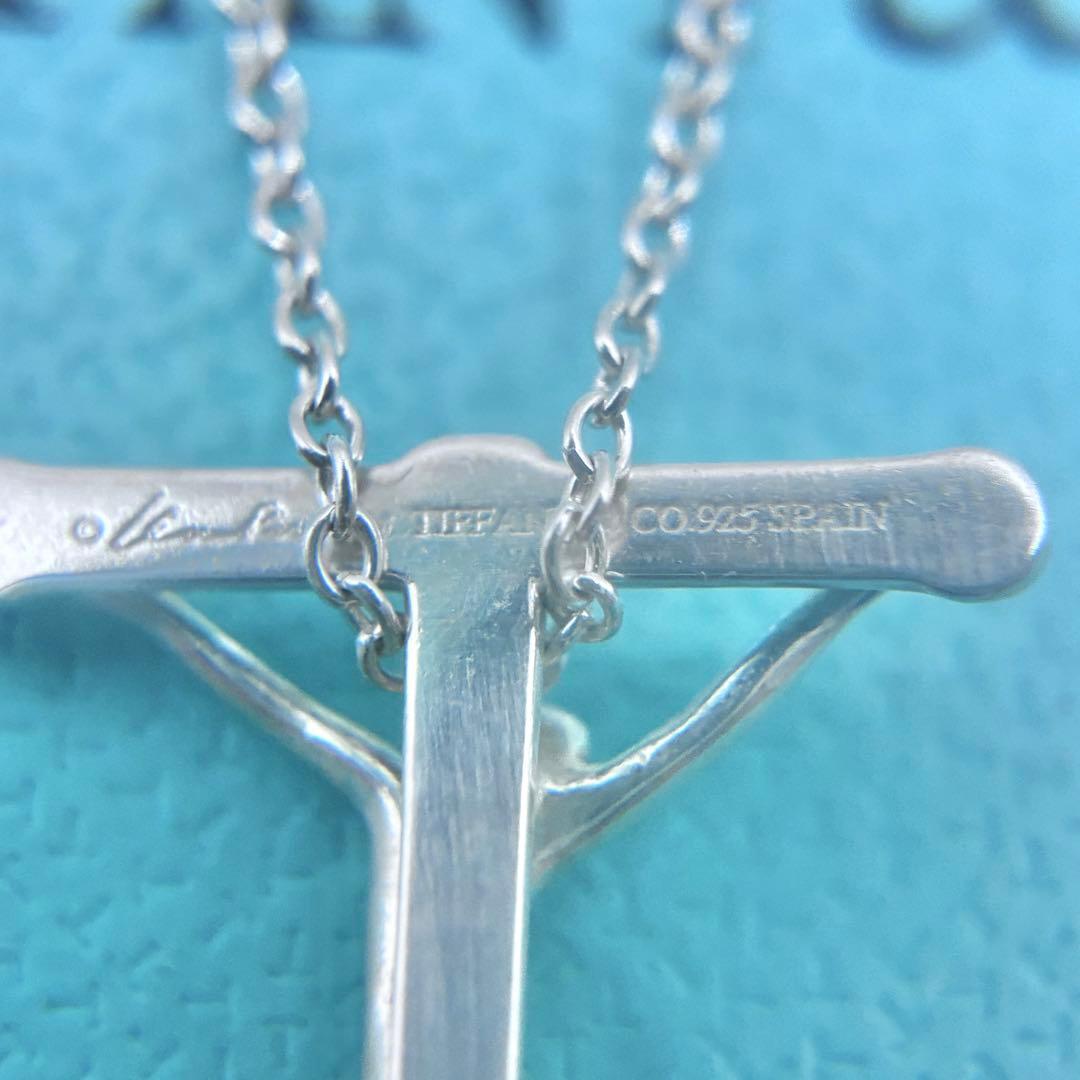 希少】ティファニー ロザリオ 十字架 クロス ネックレス シルバー 廃盤