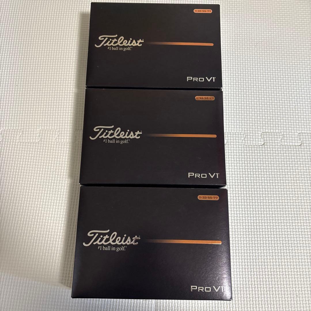 Titleist Pro V1 ゴルフボール 3箱セット 楽天市場】タイトリスト pro v1 ゴルフボール 3ダースの通販