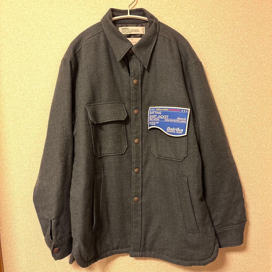18aw DAIRIKU “Batting Shirt Jacket - メルカリ