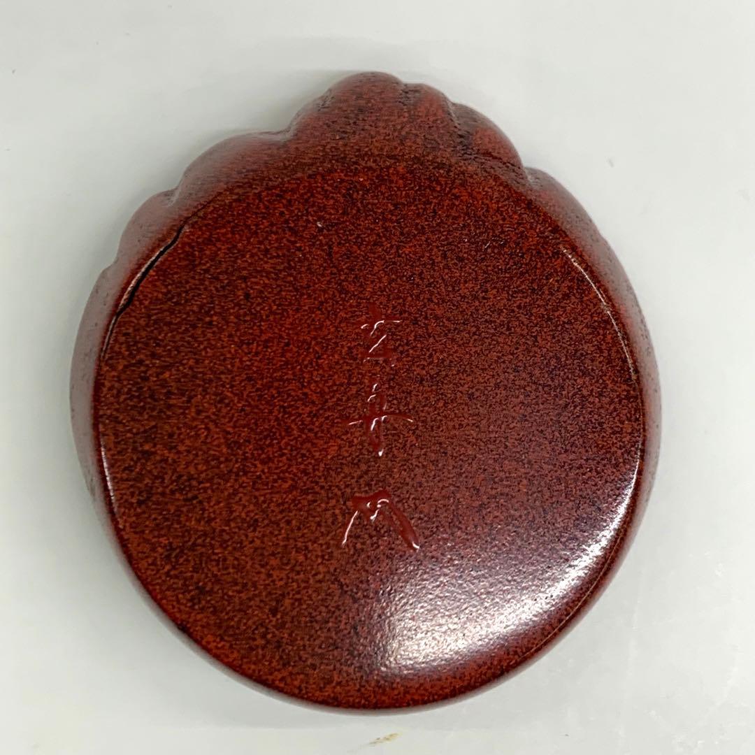 香合 乾漆 達磨】江尻玄舟 共箱