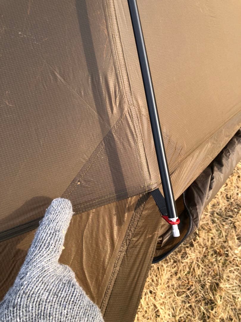 ポモリー デューンソロ テント インナーブラック - メルカリ