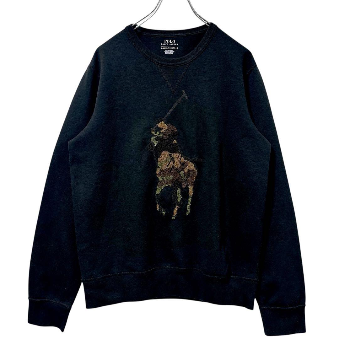 POLO RALPH LAUREN ポロ 迷彩 ビッグポニー 刺繍 スウェット - メルカリ