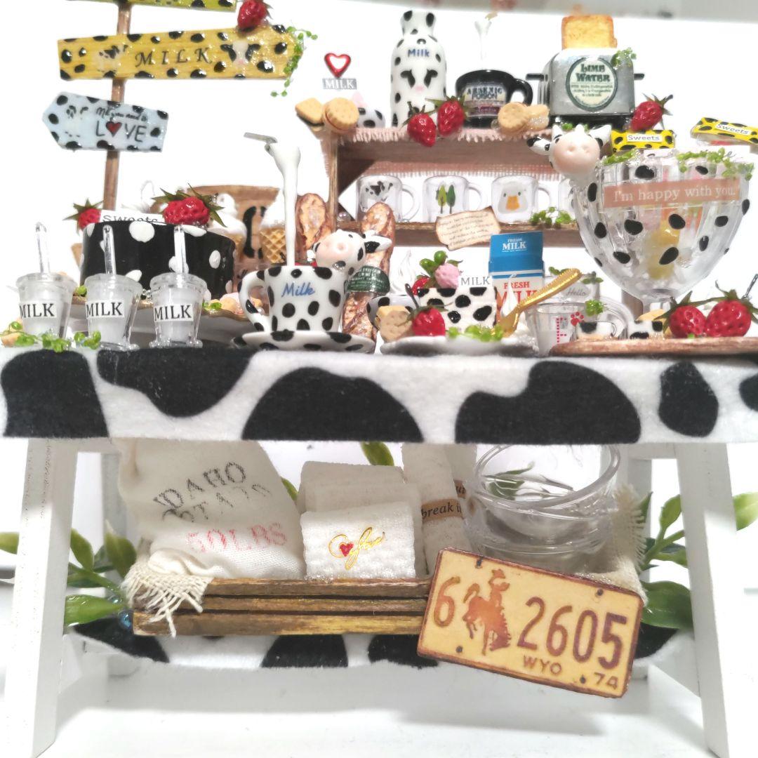 No.C230 楽しいモゥモゥスイーツセット (全てテーブルと接着済み)