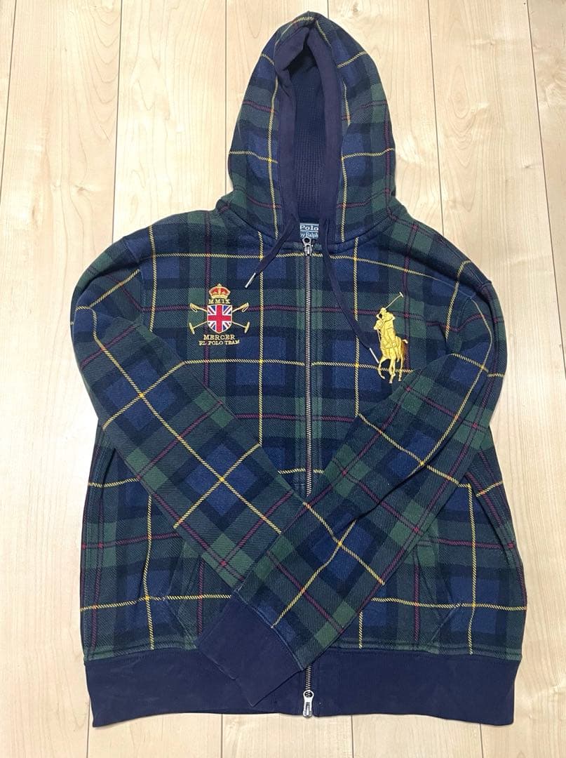 激レア】Polo by Ralph Lauren チェック柄パーカー | 激安通販のイー