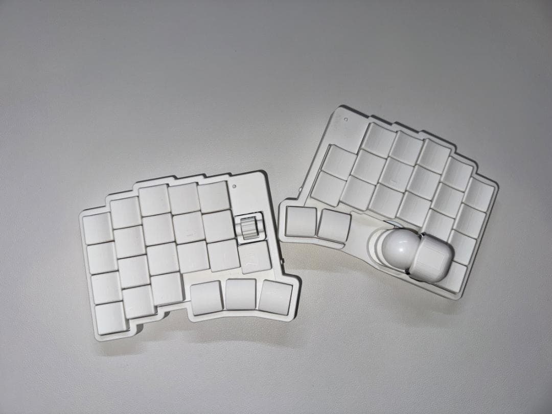 roBa ロープロファイル版 無線化keyball 分割キーボード カスタム済み