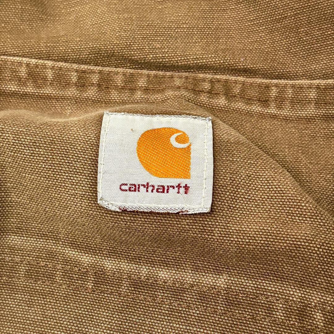 80-90s 星タグ USA製 ブラウン ダブルニー カーハート - メルカリ