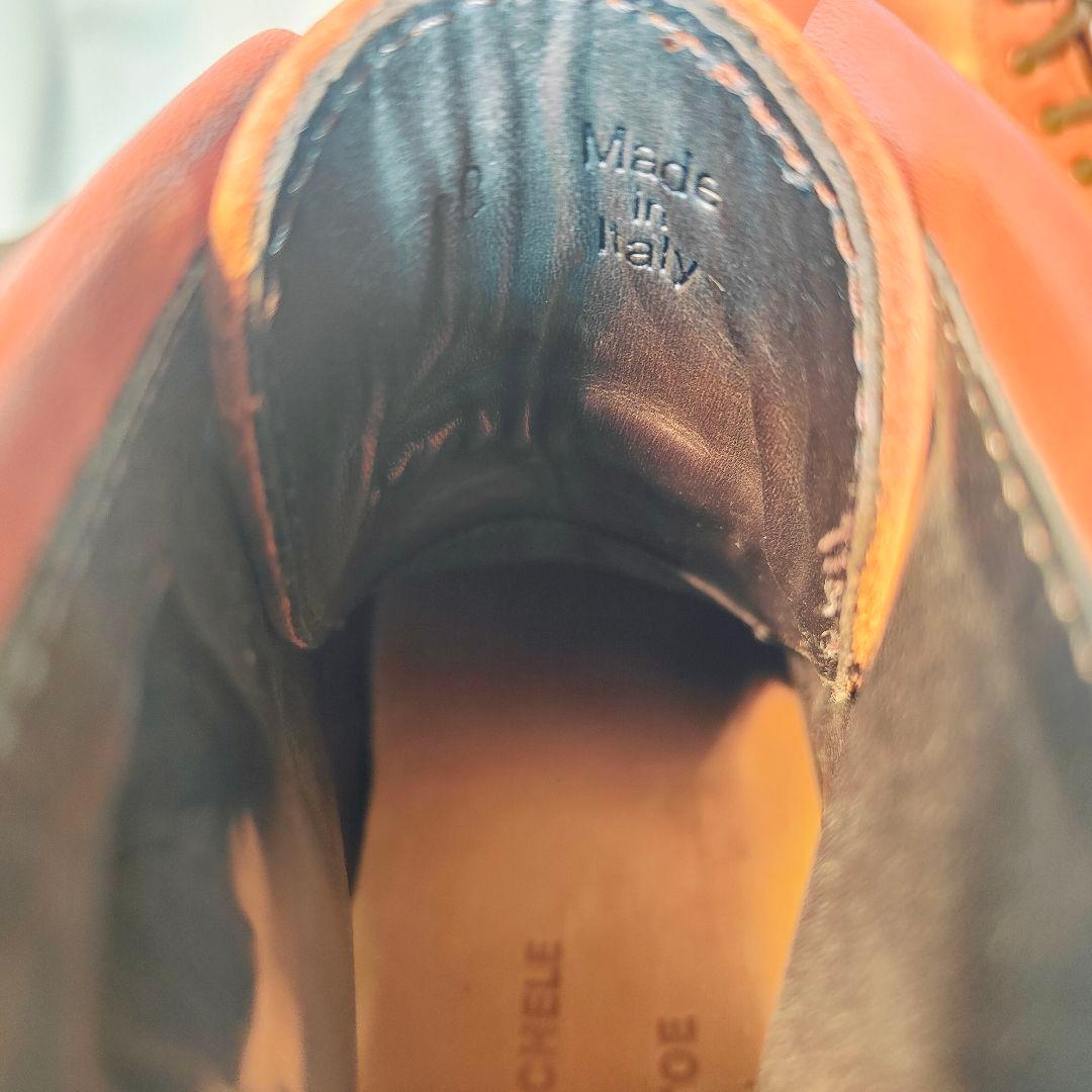 未使用級極美品】HEELANDTOE 高級バーガンディワークブーツ イタリア製