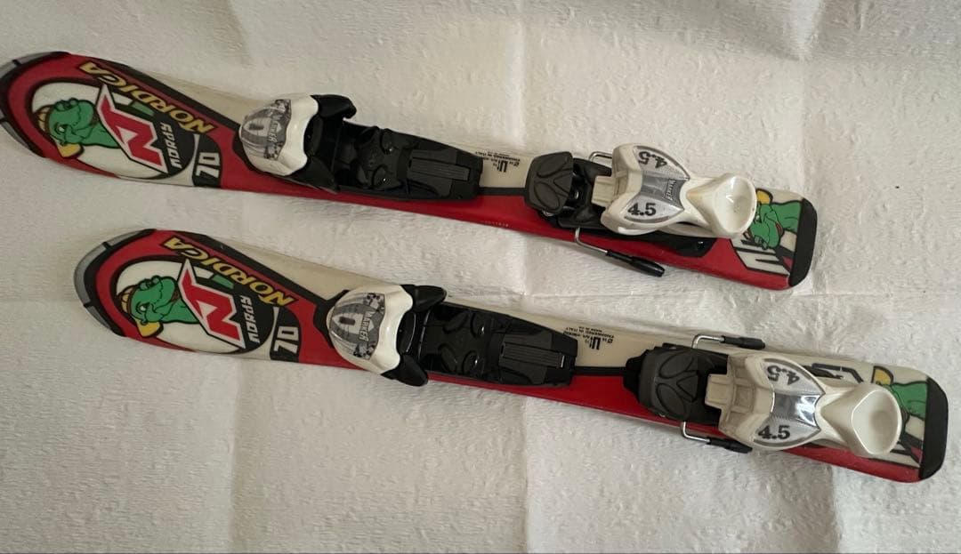 美品Nordica Ninja 97 ㎝スキー、靴セット17.5㎝ ワックス済 - メルカリ