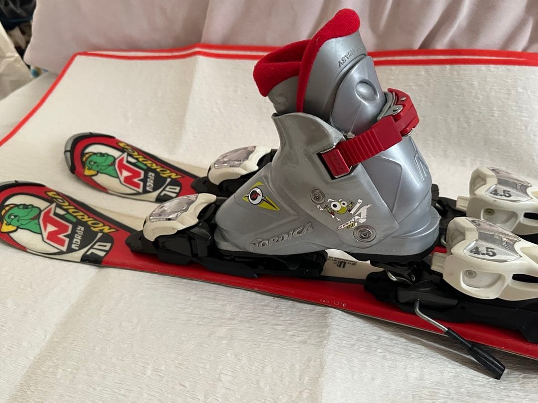 美品Nordica Ninja 97 ㎝スキー、靴セット17.5㎝ ワックス済 - メルカリ