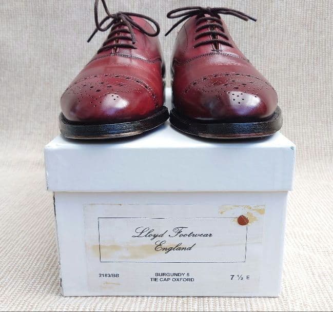 ロイドフットウェア ストレートチップ メダリオン チーニー製 26.5cm