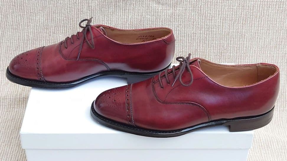 ロイドフットウェア ストレートチップ メダリオン チーニー製 26.5cm