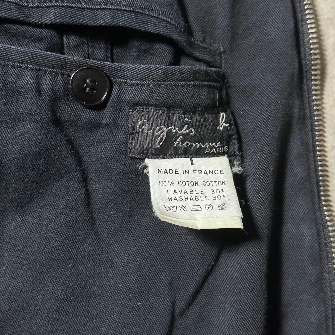 agnes b homme 1 コットン ブルゾン チンストラップ 90s - メルカリ