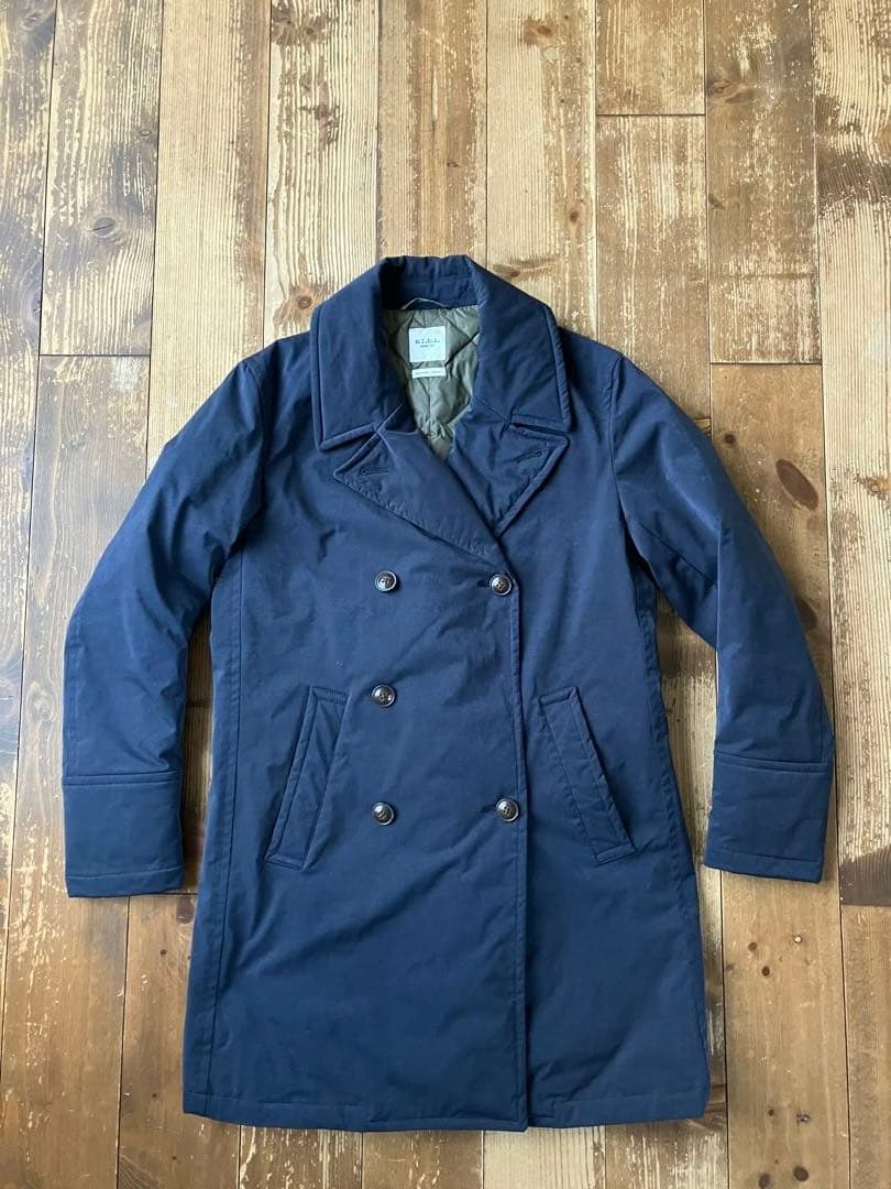 M.I.D.A. ミダ トレンチコート ダウン 紺 48 HERNO ムーレー - メルカリ