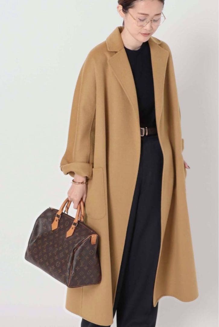 ☆美品☆Deuxieme Classe／Ailes ウールカシミヤリバーコート Deuxieme Classe（ドゥーズィエムクラス）の「《予約》Ailes リバー