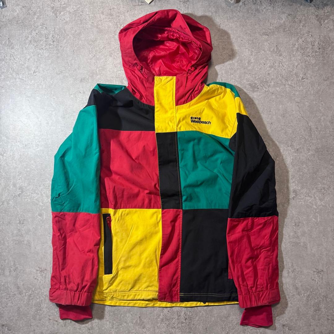 U*d様 Westbeach マルチカラー スノーボードジャケット 90s - メルカリ