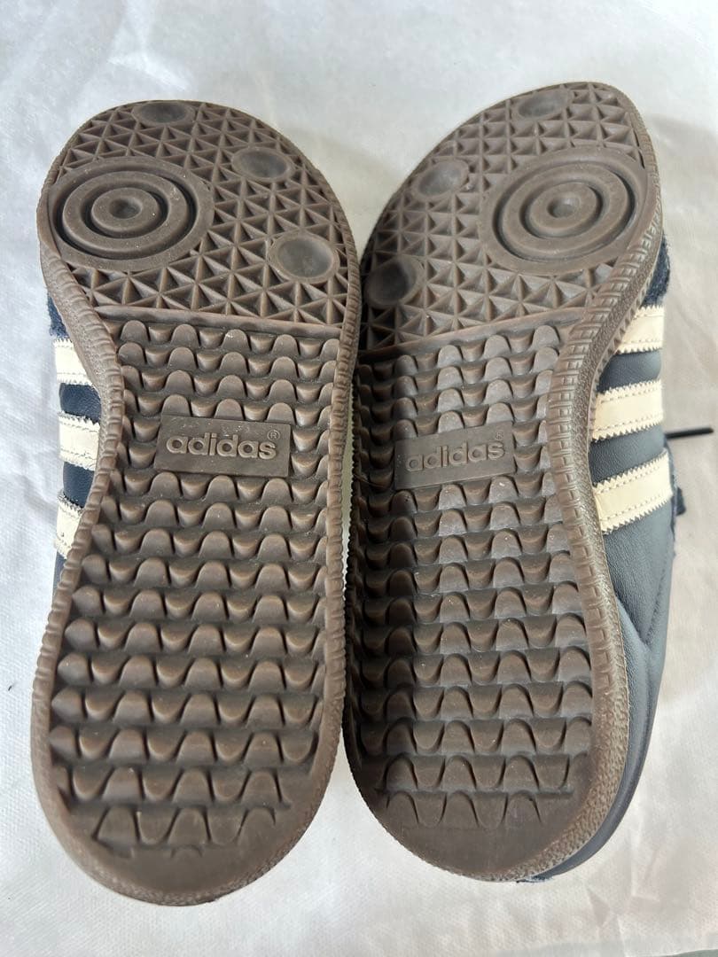 23.5cm adidasアディダスサンバ SAMBA OG ネイビーおまけ付き