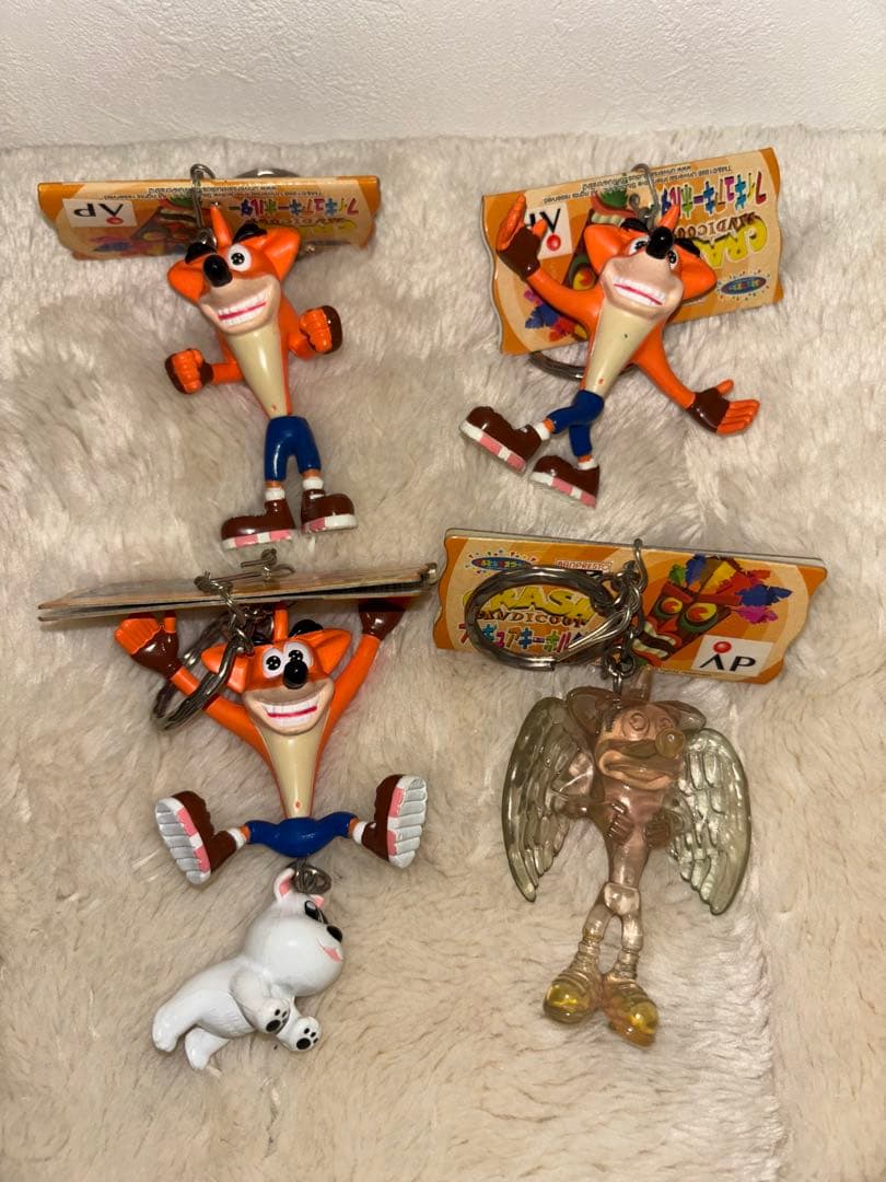 クラッシュバンディクー キーホルダー 4個セット クラッシュバンディクー キーホルダー 4個セット クラッシュ