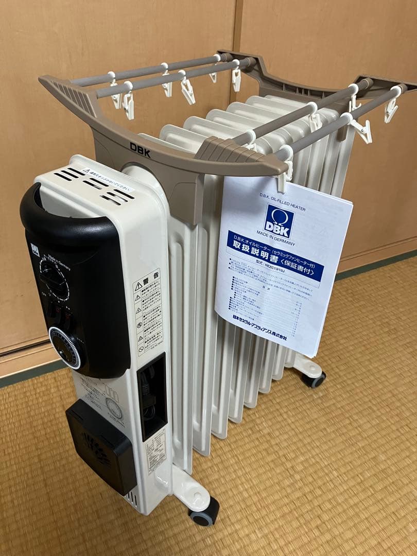 DBK セラミックヒーター付オイルヒーター　2021年製HEZC13/10JCH 楽天市場】DBK オイルヒーター(1300Wハイブリッド) HEZC13/10JCH 送料