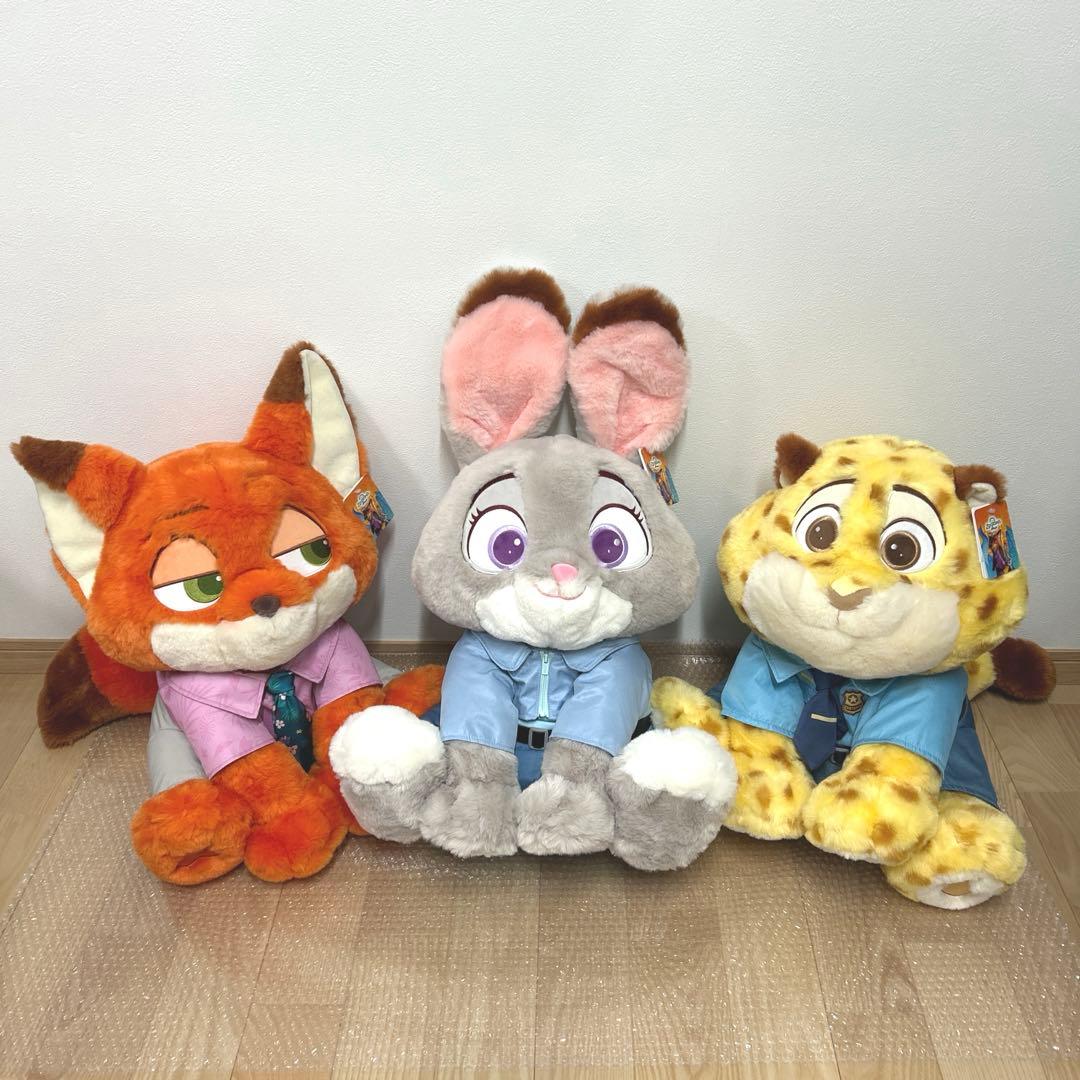 コストコ ズートピア2 ブランケット入り BIG ぬいぐるみ【全3種セット