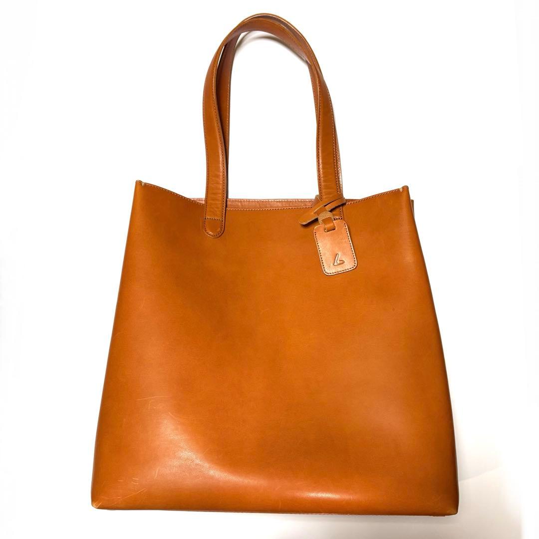 傷あり】土屋鞄 ディアリオ トールトート 金茶 京都店10周年特別限定色