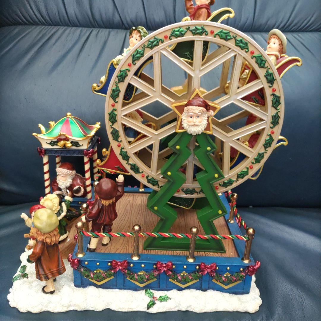 Victorian fairground 観覧車 オルゴールWooden Art ki-gu-mi