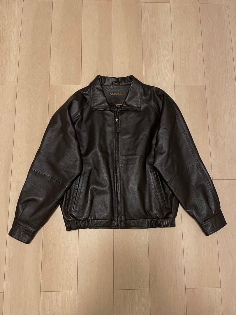 極美品】セントジョンズベイ ブラック レザージャケット M - メルカリ