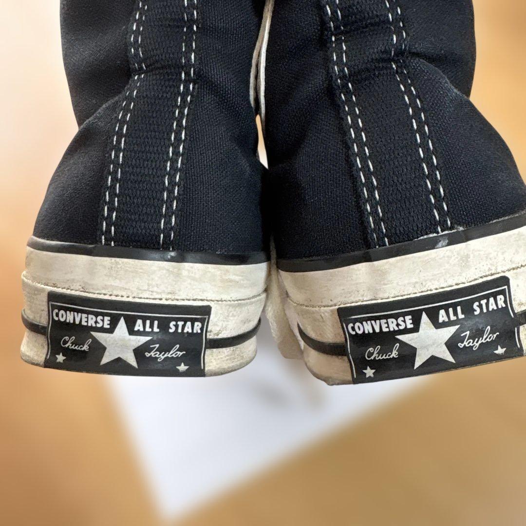 定番 CT70 コンバース チャックテイラー ハイカット ブラック 27.0cm