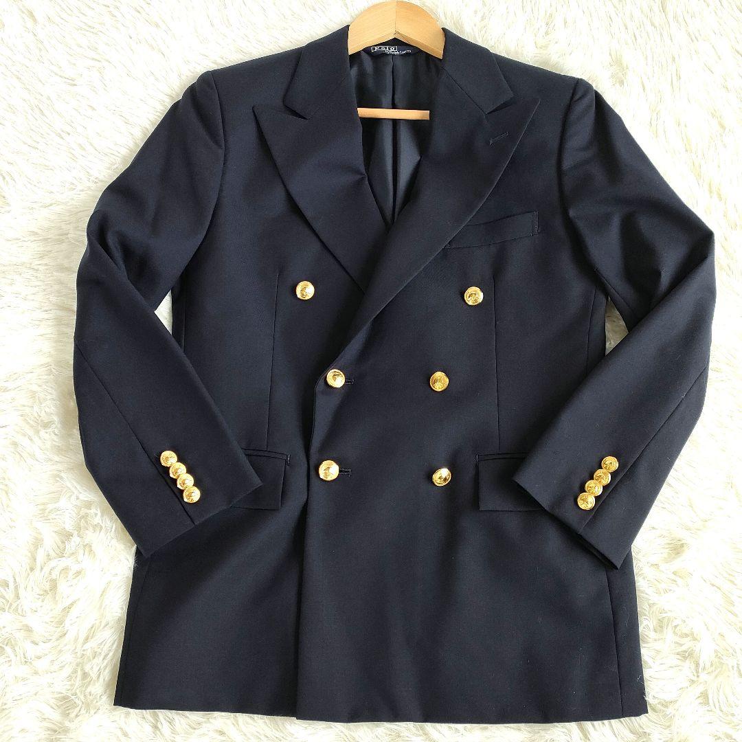 大人気！】ポロバイラルフローレン 金ボタン 紺 ブレザー ジャケット