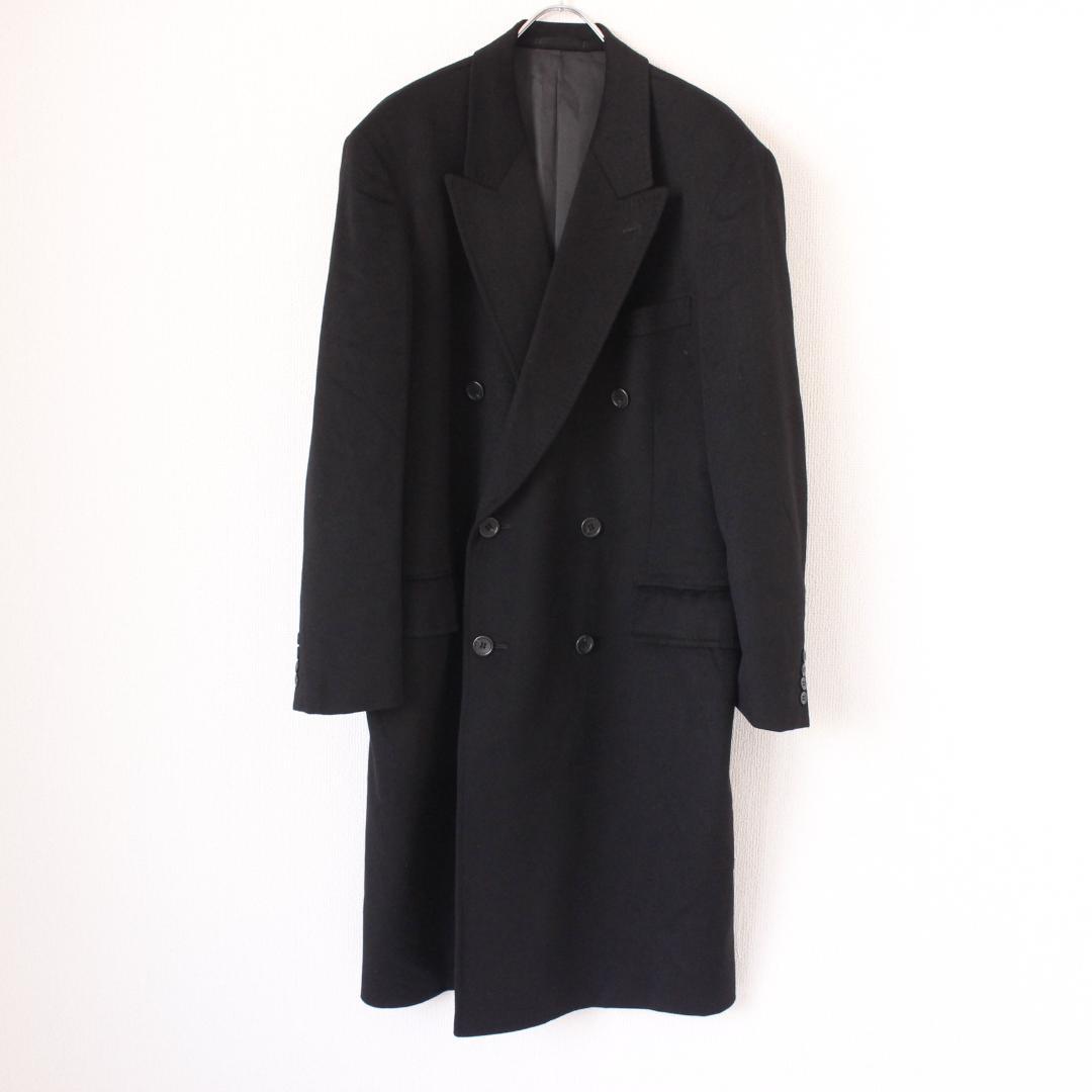 valentino rudy ピュアカシミヤ ロングダブルチェスターコート XL