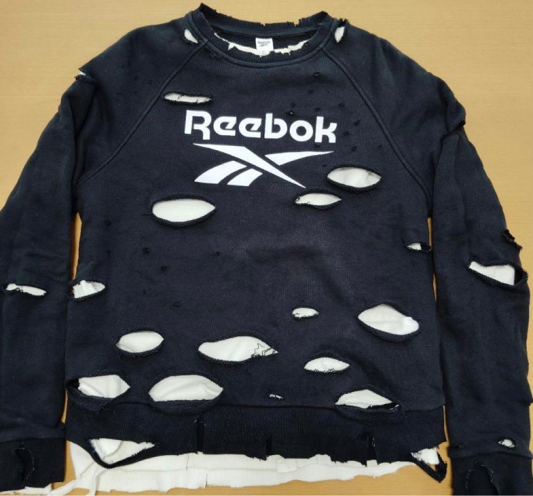 Reebok ダメージスウェット 松村北斗 - メルカリ