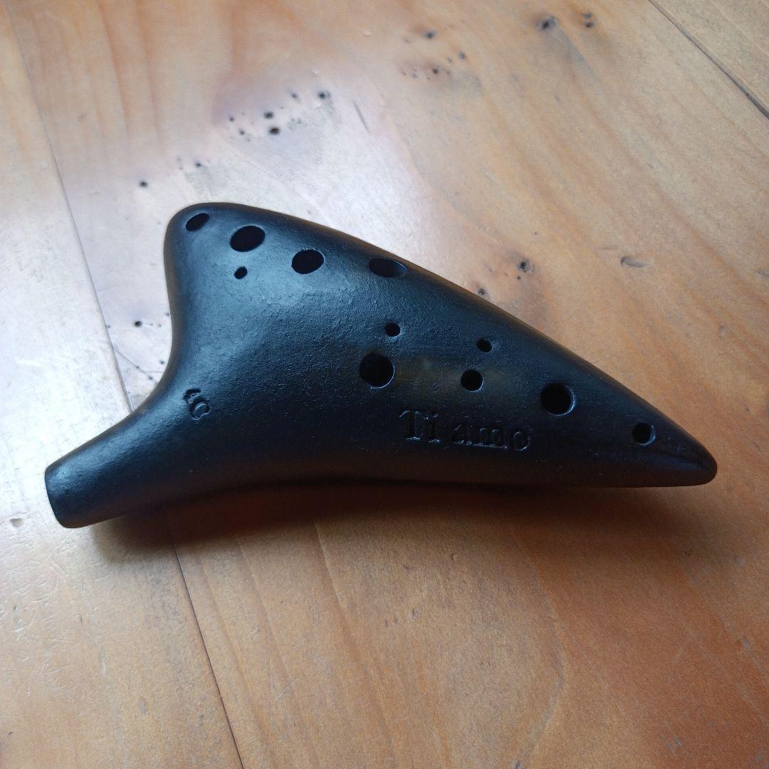 ティアーモオカリナ 4C アルトC 黒陶プロモデル 13穴 週末タイム