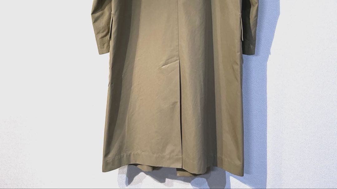 美品2025マーガレットハウエル コート コットン撥水 ウールライナー付