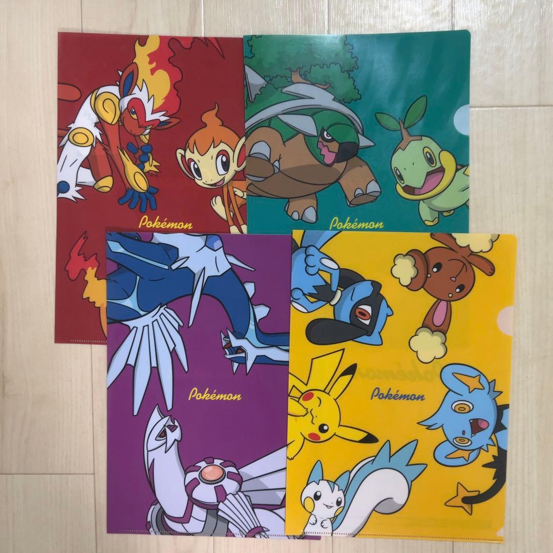 ポケモン クリアファイル4枚セット【匿名配送】 - メルカリ