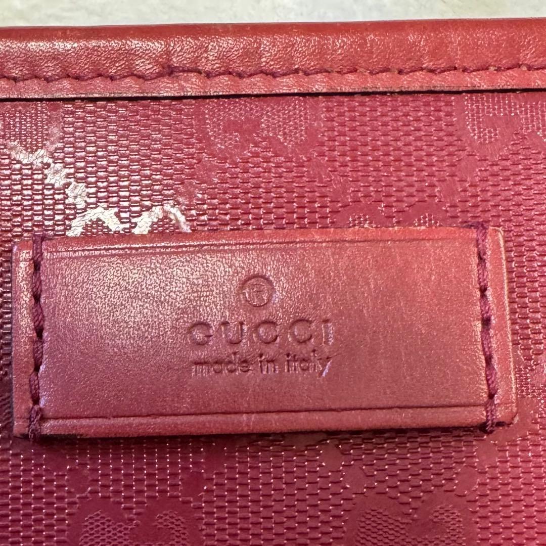 GUCCI グッチ インプリメ GGスプリーム トートバッグ 赤 - メルカリ