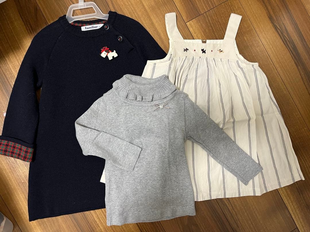 美品】3点セット ファミリア 90センチ 注文