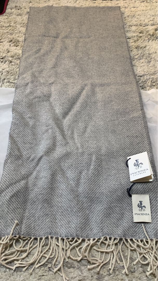 Piacenza 最高級カシミアマフラー　ストール PIACENZA（ピアチェンツァ） マフラー ストール 「別注」「PIACENZA
