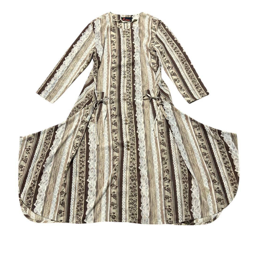 イークラット エイココンドウ 変形 パッチワーク調 シアー ロング